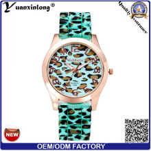 Yxl-179 New Design Silicone Watch Leopard Strap Sport Casual Men Women Wrist Watches Custom Logo Watches Factory
